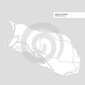 Map of Coche Island photo
